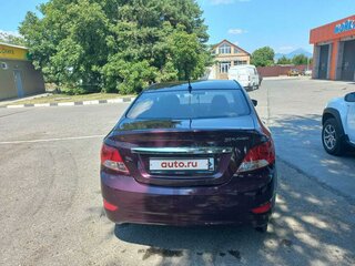 2012 Hyundai Solaris I, фиолетовый, 1100000 рублей, вид 3