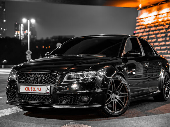2006 Audi RS 4 II (B7), чёрный