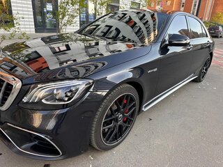 2014 Mercedes-Benz S-Класс AMG 63 AMG Long III (W222, C217), чёрный, 4400000 рублей, вид 4