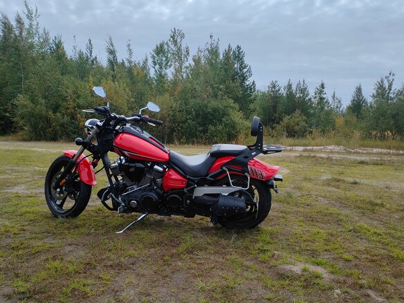 2014 Yamaha XV 1900, красный, 1450000 рублей - вид 9