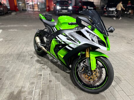 2015 Kawasaki ZX-10R Ninja, зелёный, 1250000 рублей, вид 3