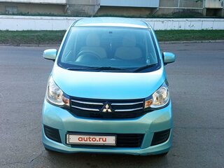 2016 Mitsubishi eK Wagon III Рестайлинг, голубой, 620000 рублей, вид 2