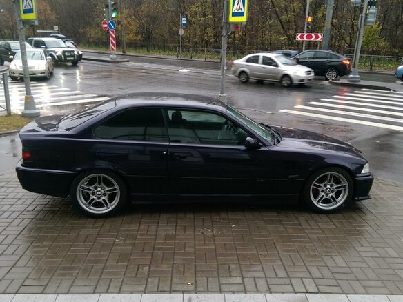 1996 BMW 3 серии 328i III (E36), фиолетовый - вид 4