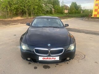 2006 BMW 6 серии 630i II (E63/E64), чёрный, 1500000 рублей, вид 2