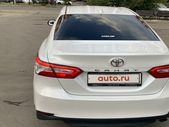 2018 Toyota Camry VIII (XV70), белый, 2500000 рублей - вид 6