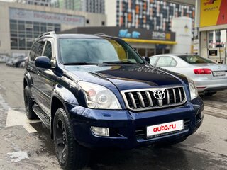 2008 Toyota Land Cruiser Prado 5-speed 120 Series Рестайлинг, синий, 2500000 рублей, вид 4