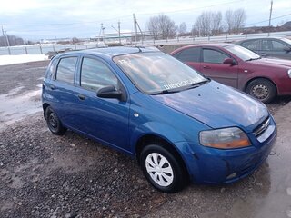 2005 Chevrolet Aveo I, синий, 355000 рублей, вид 2