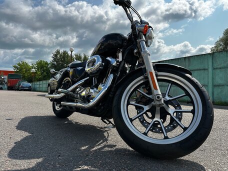 2014 Harley-Davidson Sportster 1200, чёрный, 530000 рублей, вид 1