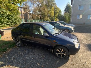 2008 Lada (ВАЗ) Kalina I, синий, 175000 рублей, вид 2