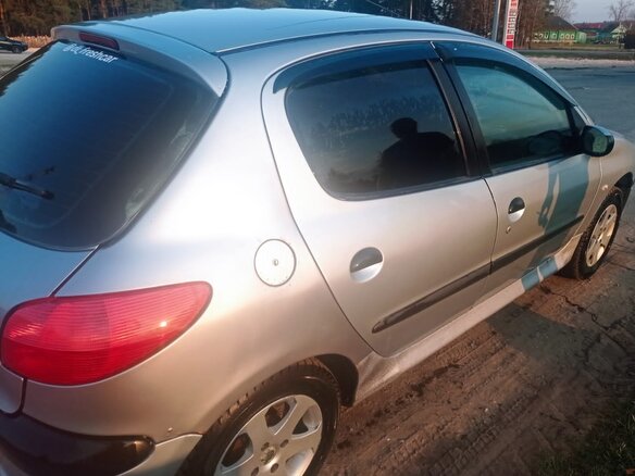 2006 Peugeot 206, серый, 175000 рублей - вид 6