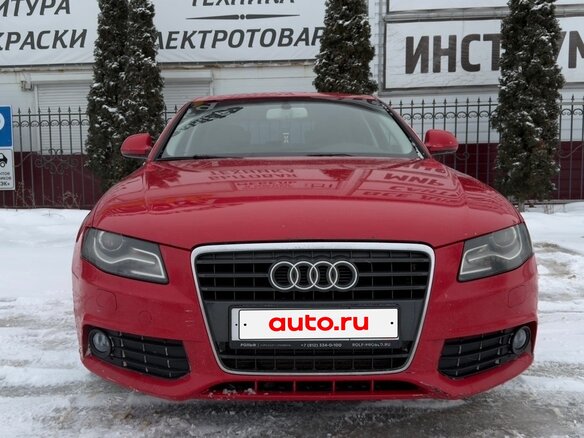 2009 Audi A4 IV (B8), красный, 740000 рублей - вид 1