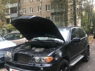 2006 BMW X5 4.4i I (E53) Рестайлинг, чёрный, 950000 рублей, вид 1
