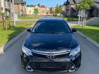 2017 Toyota Camry VII (XV50) Рестайлинг, чёрный, 1750000 рублей, вид 3