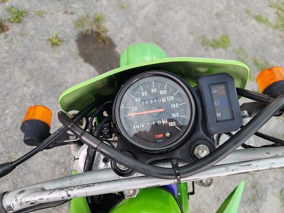 1997 Kawasaki KLX 250, зелёный, 350000 рублей - вид 5