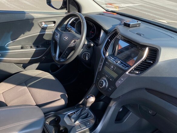 2015 Hyundai Santa Fe III, синий, 2400000 рублей - вид 7
