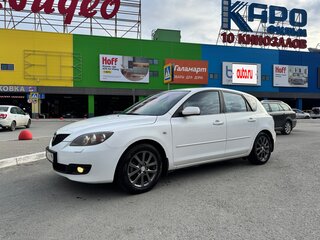 2008 Mazda 3 I (BK) Рестайлинг, белый, 680000 рублей, вид 2
