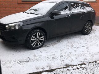 2019 Lada (ВАЗ) Vesta SW I, чёрный, 1215000 рублей, вид 3