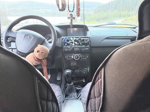 2014 Lada (ВАЗ) Priora I Рестайлинг, синий, 560000 рублей - вид 9