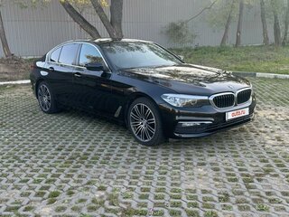 2018 BMW 5 серии 520i VII (G30/G31/G38), чёрный, 2400000 рублей, вид 5
