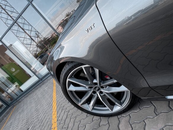 2016 Audi S8 III (D4) Рестайлинг, серый - вид 7