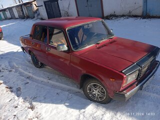 2006 Lada (ВАЗ) 2107, красный, 250000 рублей, вид 3