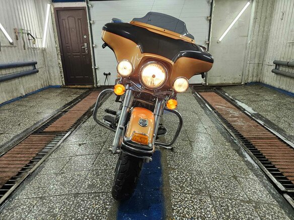 2008 Harley-Davidson Electra Glide, оранжевый, 830000 рублей - вид 14
