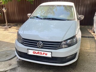2017 Volkswagen Polo V Рестайлинг, белый, 550000 рублей, вид 2
