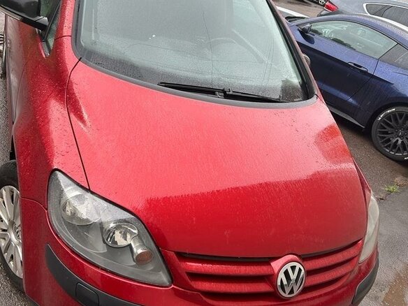 2007 Volkswagen Golf Plus I, красный, 780000 рублей