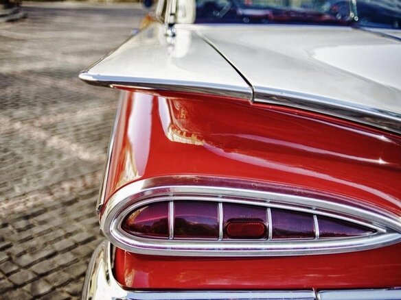 1959 Chevrolet Impala II, красный - вид 8