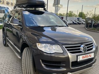 2008 Volkswagen Touareg I Рестайлинг, чёрный, 1150000 рублей, вид 1