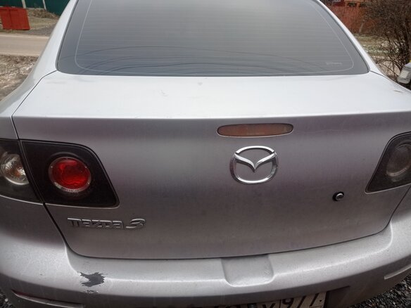 2008 Mazda 3 I (BK) Рестайлинг, серый, 570000 рублей - вид 6
