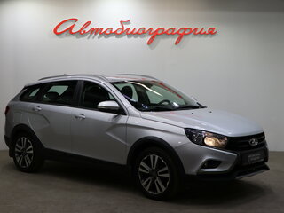 2019 Lada (ВАЗ) Vesta SW Cross I, серебристый, 790000 рублей, вид 3