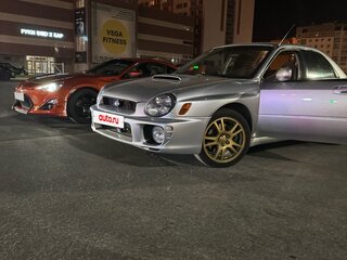 2002 Subaru Impreza WRX II, серебристый, 1100000 рублей, вид 2