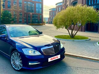 2010 Mercedes-Benz S-Класс 500 Long V (W221) Рестайлинг, синий, 2050000 рублей, вид 3