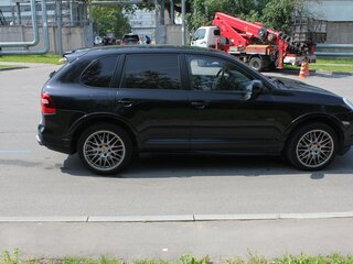 2008 Porsche Cayenne Turbo S I Рестайлинг (957), чёрный, 1899999 рублей, вид 2