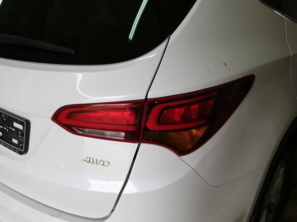 2017 Hyundai Santa Fe III Рестайлинг, белый - вид 8