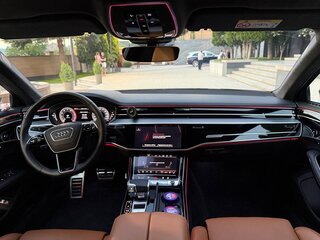2022 Audi A8 Long 60 TFSI e IV (D5) Рестайлинг, серый, 11200000 рублей, вид 5