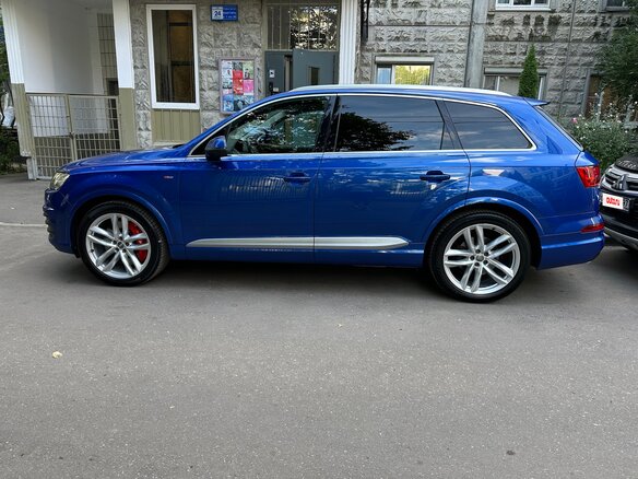 2016 Audi Q7 II (4M), синий, 4350000 рублей - вид 8