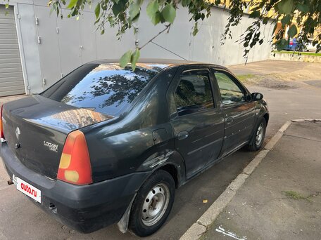 2007 Renault Logan I, серый, 215000 рублей, вид 3