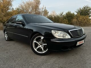 2000 Mercedes-Benz S-Класс 320 Long IV (W220), чёрный, 900000 рублей, вид 2