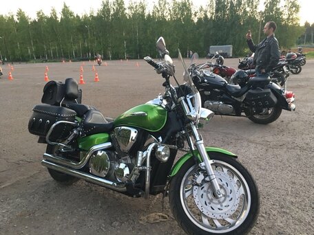 2006 Honda VTX 1300, зелёный, 800000 рублей, вид 1