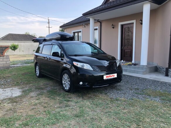 2012 Toyota Sienna III, чёрный, 2535000 рублей - вид 9