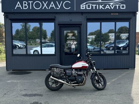 2015 Triumph Bonneville T100, красный, 730000 рублей, вид 4