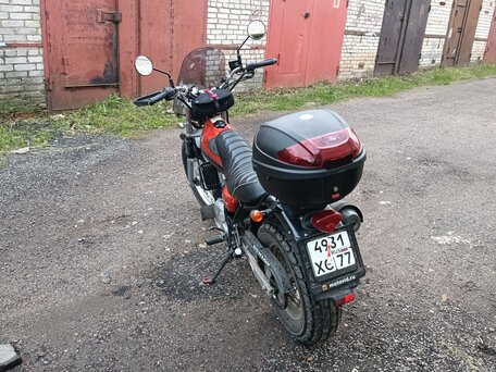 2009 Suzuki RV 200 VanVan, оранжевый, 350000 рублей, вид 2