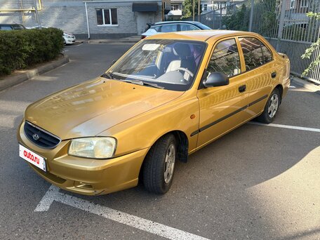 2007 Hyundai Accent ТагАЗ II, золотистый, 380000 рублей, вид 2