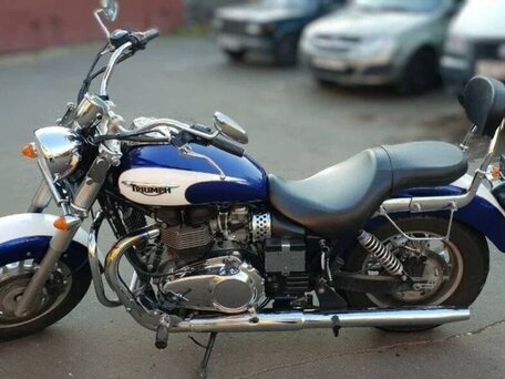 2013 Triumph America, синий, 570000 рублей, вид 1