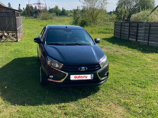 2019 Lada (ВАЗ) Vesta I, чёрный, 1100000 рублей, вид 1