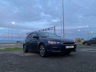 2008 Mitsubishi Lancer X, синий, 650000 рублей, вид 1