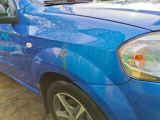 2008 Chevrolet Aveo I Рестайлинг, синий, 330000 рублей, вид 4