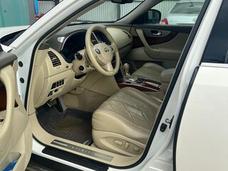 2013 Infiniti FX37 II (S51) Рестайлинг, белый, 1690000 рублей, вид 5